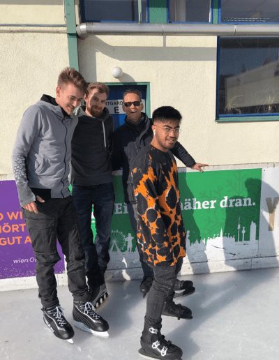 After season fun with the team