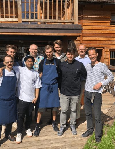 The team with master butcher Schober!
